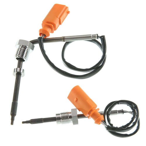 2Pcs Exhaust Gas Temperature EGT Sensor 2Pins for Audi Q7 4LB 20132015