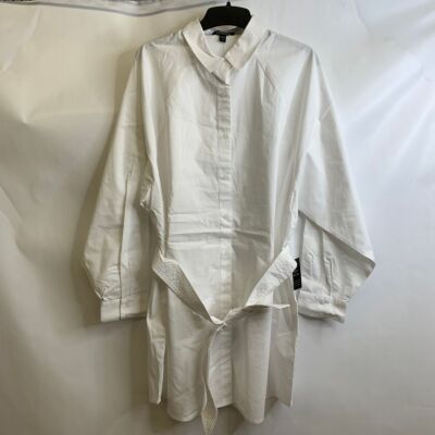 EXPRESS Boyfriend Poplin Mini Portofino Shirt Dress Women's Size M