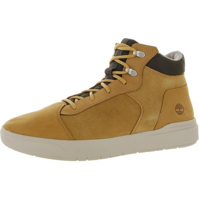 

Мужские ботильоны Timberland Seneca Bay Brown Logo 12 Medium (D) BHFO 2444, Wheat nubuck, Seneca Bay