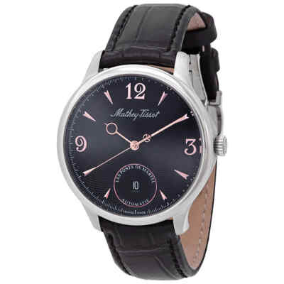 Мужские часы Mathey-Tissot Edmond Auto Havana с автоматическим черным циферблатом AC1886CNA