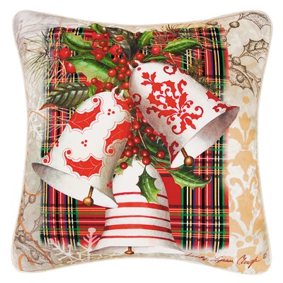 Christmas Bells Pillow  C&F Home