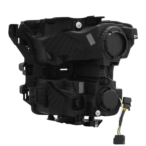 [Anti-Fog] 2015 2016 2017 Ford F-150 Polished Black LED Bar Projector Headlights