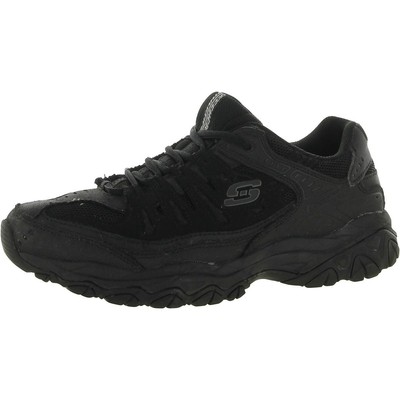 

Skechers Mens After Burn Black Casual Shoes Кроссовки 8.5 Medium (D) BHFO 0096, Черный