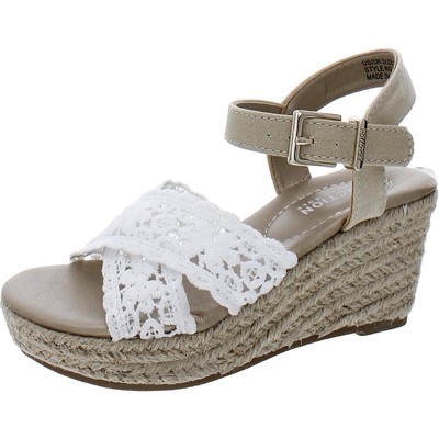 Kenneth Cole Reaction Girls Anastasia Jenny Белые босоножки на танкетке BHFO 6278