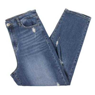 

Женские джинсовые прямые джинсы с высокой посадкой INC BHFO 8951, Medium indigo, 100152821
