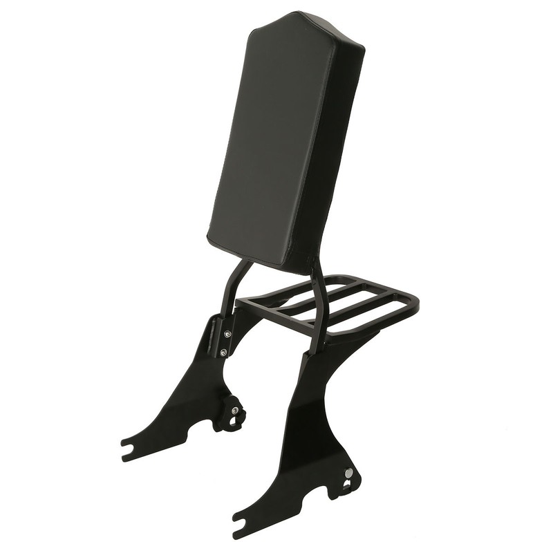 TCMT Sissy Bar Short Passenger Back Rest Fits For Harley Sportster 883 1200 XL 48 72 2004-2020