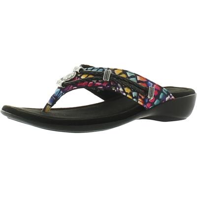 

Minnetonka Womens Silverthorne Slip On Slides Thong Sandals Shoes BHFO 0754, Silverthorne