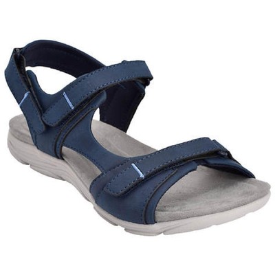 

Easy Spirit Womens Lake 3 Blue Sport Sandals Shoes 8 Narrow (AA,N) BHFO 6112, Dark blue