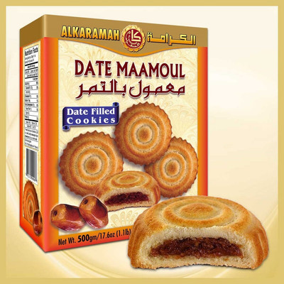 ALKARAMAH  MAAMOUL DATES FILLED COOKIES 500gm(16 Pcs)