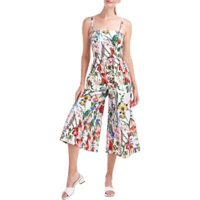 

Женский дневной расклешенный комбинезон Kay Unger New York Amanda с цветочным принтом BHFO 2485, White multi