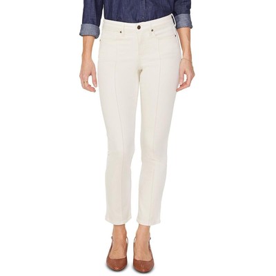 

Женские зауженные джинсы до щиколотки с высокой посадкой Sheri White Denim NYDJ  BHFO 7830, Vanilla, Sheri