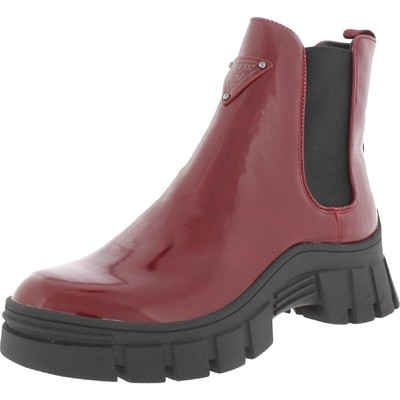 

Guess Женские красные ботильоны челси из искусственной кожи 6,5, средние (B,M) BHFO 1095, Medium red