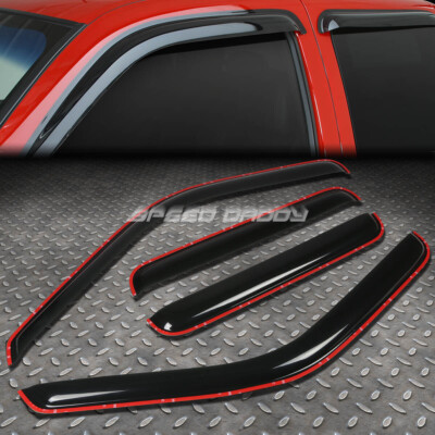 ДЛЯ 99-15 F250-F550 SD CREW СОЛНЦЕЗАЩИТНЫЙ КОЗЫРЕК ДЫМОВОГО ОКНА/ЗАЩИТА ОТ СОЛНЦА, ВЕТРА и ДОЖДЯ