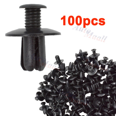 100pcs Бампер крыло клипсы  8mm Hole Hyundai Tucson Veloster Genesis Veracruz
