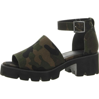 

BC Footwear Женские туфли на каблуке с открытым носком и ремешком на щиколотке BHFO 1641, Camo, United