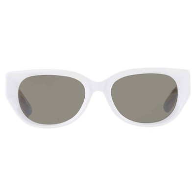 Pre-owned Gucci Grey Cat Eye Ladies Sunglasses Gg1532sa 003 54 Gg1532sa 003 54 In Gray
