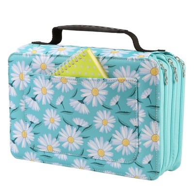 Marker Pen Organizer Case 102 Slots Large Capacity with Handy Wrap Portable M...