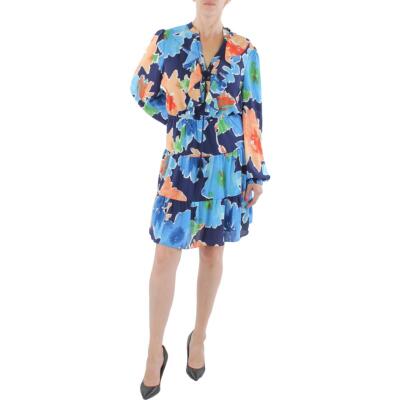 

Женское мини-платье в деловом стиле Lauren Ralph Lauren BHFO 3087, Navy multi