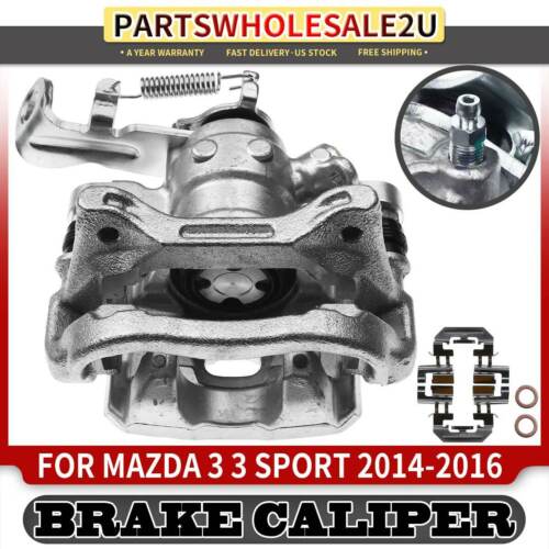 Rear Right Passenger Disc Brake Caliper for Mazda 3 3 Sport 2014-2016 w/ Bracket