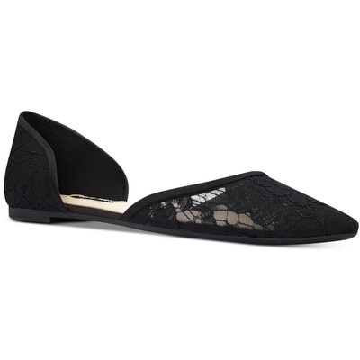 

Черные женские туфли Nine West Starship DOrsay 7 Medium (B,M) BHFO 2630, Black multi fabric, Starship