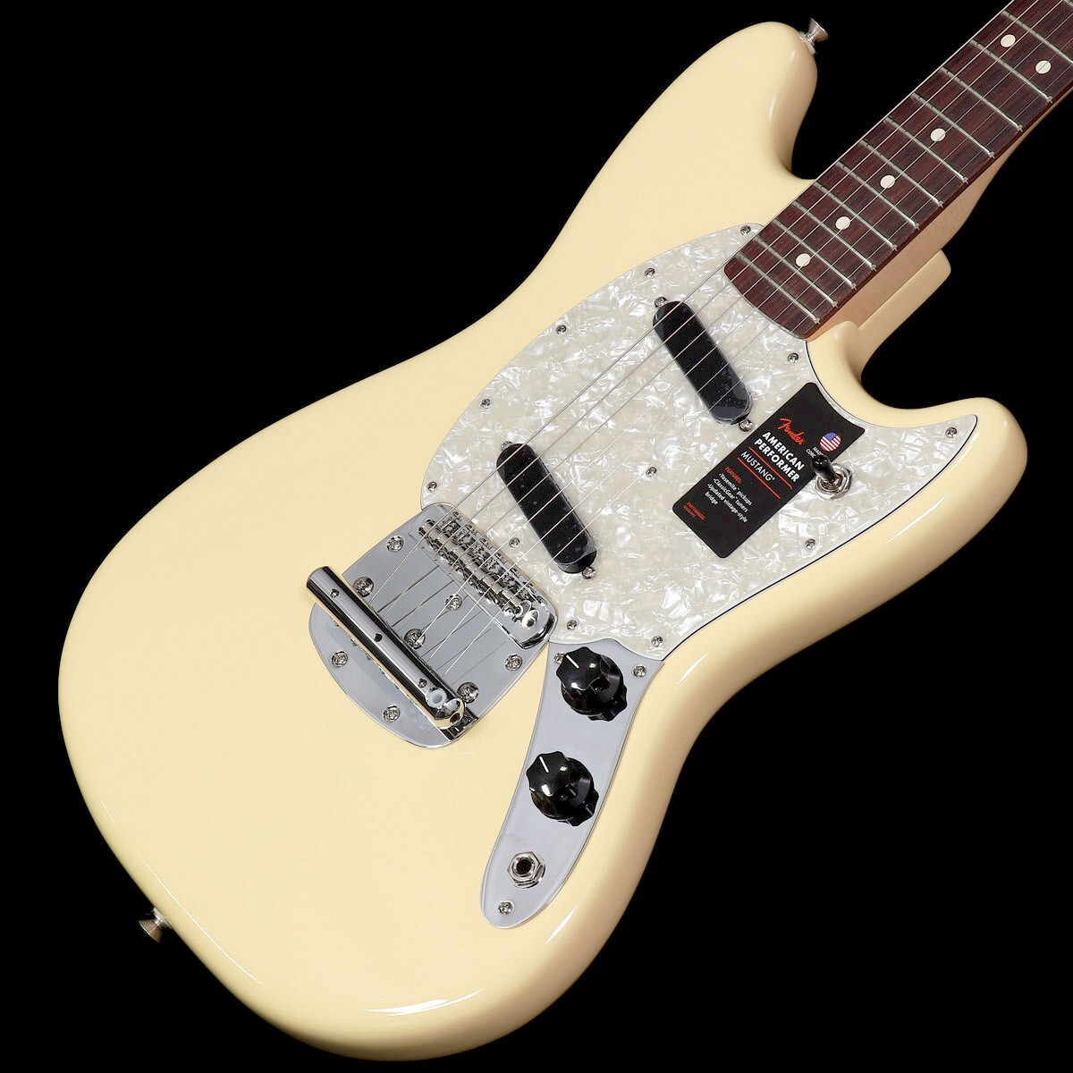 Fender Mustang 90 (レリック、シングルアッセンブリー付き) Fender Electric Guitars - Mustang 90 - Silver | Mass Street