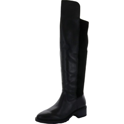 

Черные сапоги до колена Sole Society Womens Favian 6 Medium (B,M) BHFO 9921, Черный, Favian