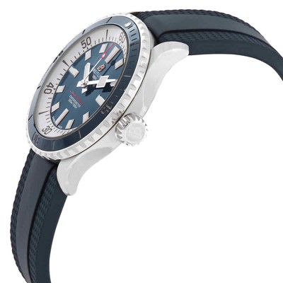 Pre-owned Breitling Superocean Automatic Chronometer Blue Dial Men's Watch A17375e71c1s1