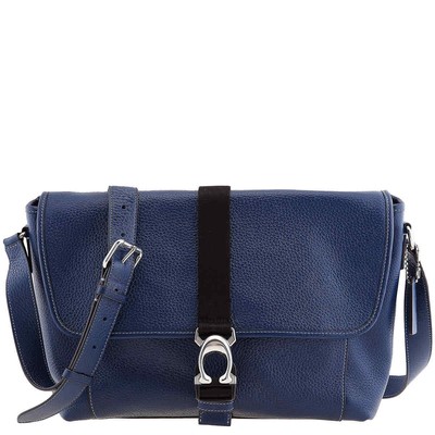 Pre-owned Coach Messenger & Shoulder Bags Cm379 Deb In Deep Blue