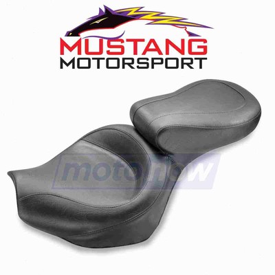 Mustang Wide Touring Two-Piece Seat for 2009-2015 Yamaha XVS950 V Star 950 - pw