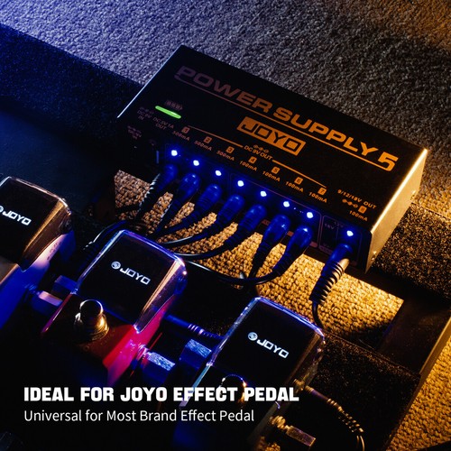 JOYO Rechargeable Battery Pedal Power Supply for Guitar Effect Pedals USB Output