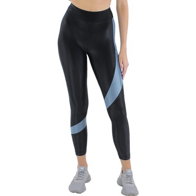 

Женские черные спортивные леггинсы Koral Activewear Pista Infinity  BHFO 1785, Black/hade