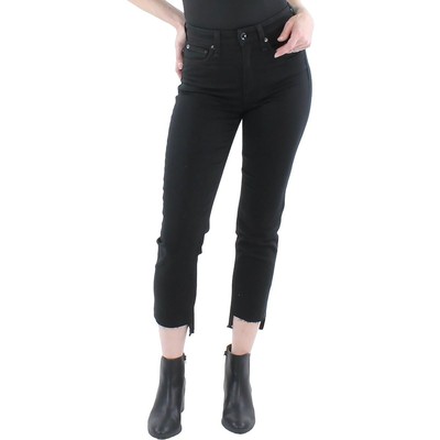 Женские джинсы-сигареты Rag & Bone Nina Black с высокой посадкой на лодыжках 28 BHFO 0524