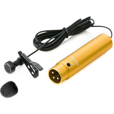 Movo Photo LV-6 Pro Grade XLR Кардиоидный конденсаторный петличный микрофон #LV-6C