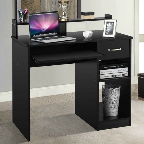 Home Office Study Pc Laptop Computer Desk Storage Table