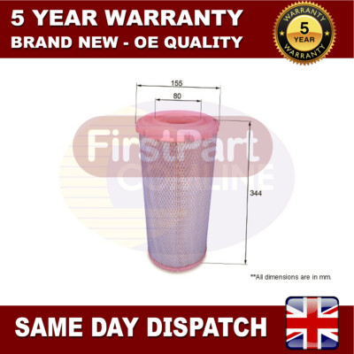 Fits Iveco Daily 1985-2007 2.4 D 2.5 2.8 Firstpart Air Filter 1908868 1908233