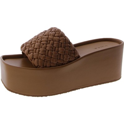 Женские босоножки на танкетке Mari Tan из кожи Mari Tan 9,5 среднего размера (B,M) BHFO 6608