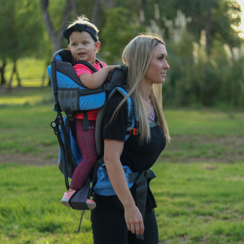 TOP Outdoor Hiking Camping Light Baby Carrier Backpack Portable Foldable Frame