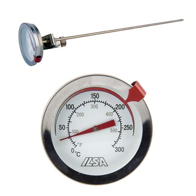 Thermometer Fritti e Arrosti Stainless Steel 0° +572°F ILSA Length Probe 30 C