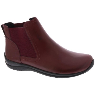David Tate Womens Space Red Leather Booties Shoes 13 Wide (C,D,W) BHFO 9040