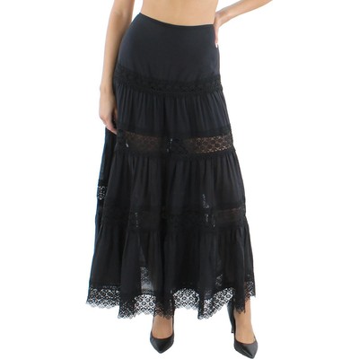 

Женская черная кружевная вечерняя макси-юбка Charo Ruiz Ibiza  BHFO 8285, Черный