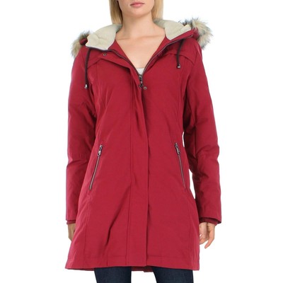 

Vince Camuto Womens Red Parka Warm Winter Down Coat Outerwear  BHFO 9983, Biking red, V20703X