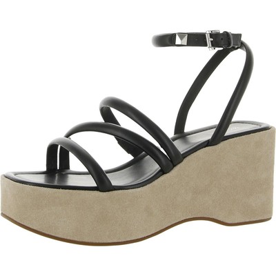 

Женские ореховые черные босоножки на танкетке MICHAEL Michael Kors 9.5 Medium (B,M) BHFO 2898, Черный, Hazel