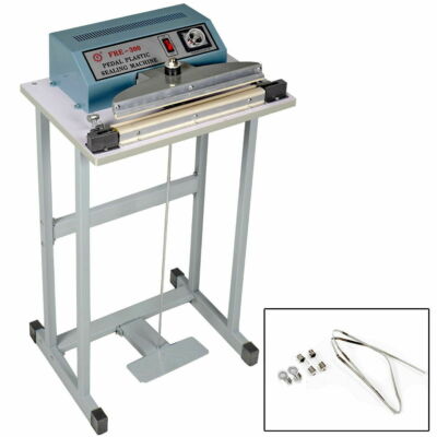 New 110V 12'' Foot Pedal Impulse Sealer Heat Seal Machine Plastic Bag Sealing