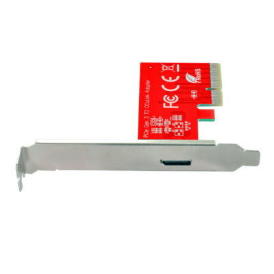Express 4.0 x4 to Oculink SFF-8611 Adaptor PCIe SSD External SFF-8612 PCI-E 3.0