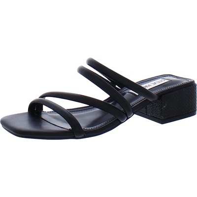 Steve Madden/ женские стильные туфли на каблуке без застежки с открытым носком BHFO 1917