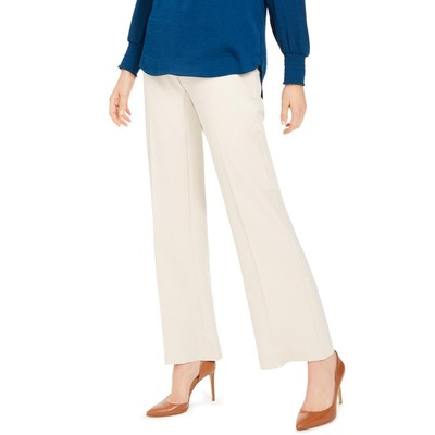 Женские белые брюки Alfani со средней посадкой, облегающие фигуру, брюки-ботфорты 6 BHFO 4338