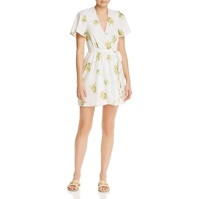 

Женское белое повседневное платье с запахом Show Me Your Mumu Andrea  BHFO 4899, Белый