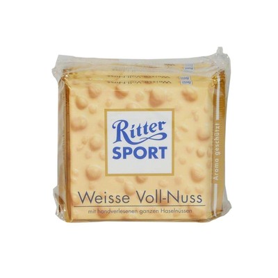 Alfred Ritter: Chocolate White Whole Hazelnuts - 5 x 100 g