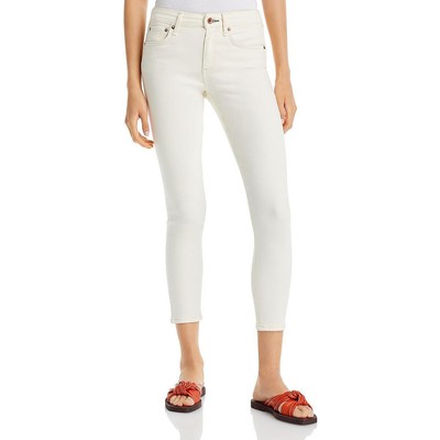 Женские узкие джинсы Rag & Bone средней посадки Cate Ivory из денима средней посадки 34 BHFO 3000