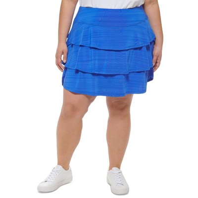 Женские синие теннисные шорты Calvin Klein Performance Skort Athletic Plus 3X BHFO 2259